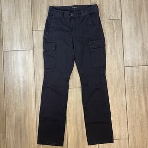 Eddie Bauer Women’s Size 2 Charcoal Gray Cargo Pants Outdoor Utility Stretch